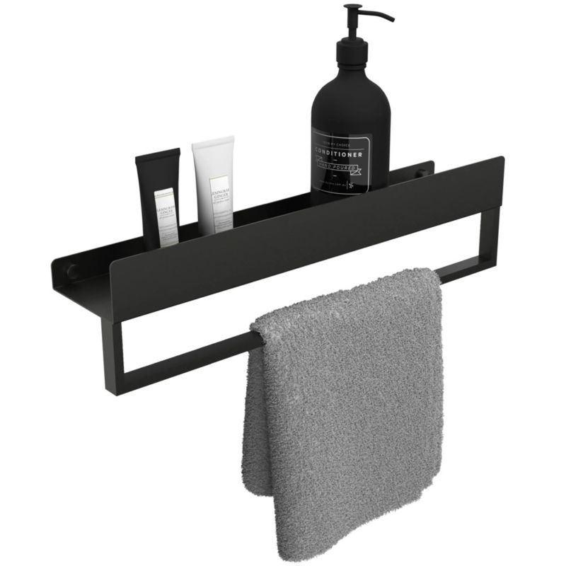 Półka Łazienkowa Wannowa Rea Sf01-450-B Czarny 45X9X11Cm 1Szt