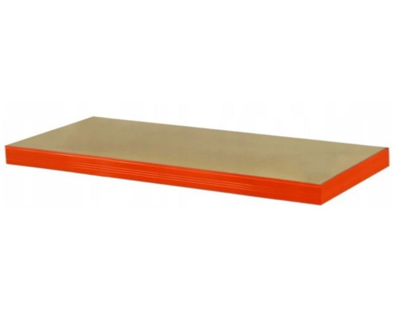 Półka MODO24 do regału metalowego helios 180x30cm 1px275 kg kompletna pomarańczowa 1 kpl.
