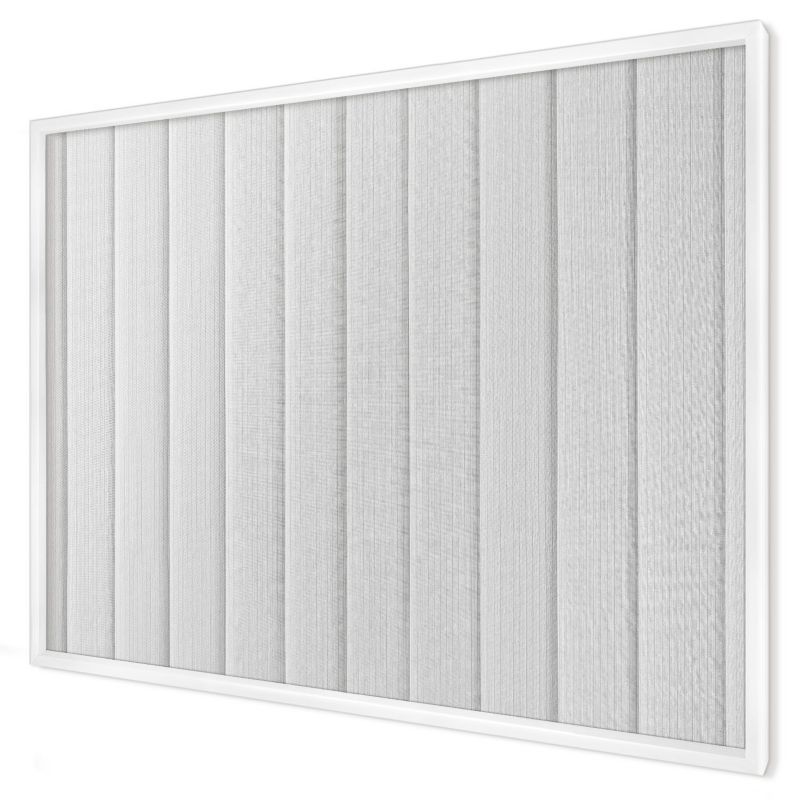 Dekoracyjna tablica magnetyczna Wallfluent 100x70 Minimalistyczne pasy w białej ramie 1szt