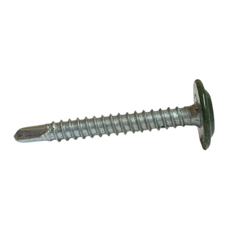 Wkręty samowiercące Etanco 4,2x32 do blachy podkładkowe RAL6020 GM-B250szt.