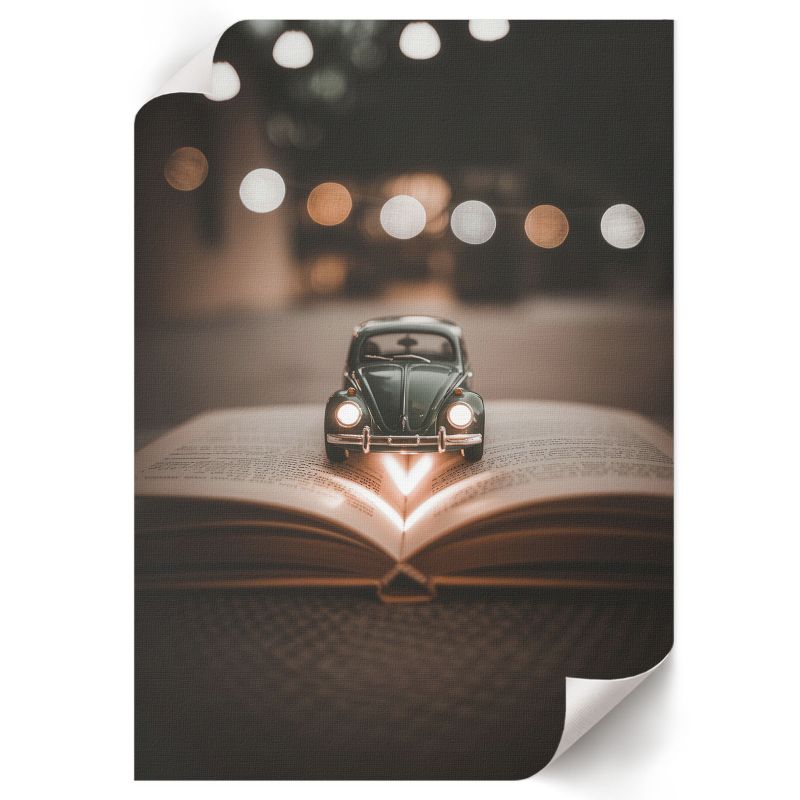 Plakat Premium ArtPrintCave 21x29,7 cm Książka o przygodzie Manufaktura Sztuki 1 szt.