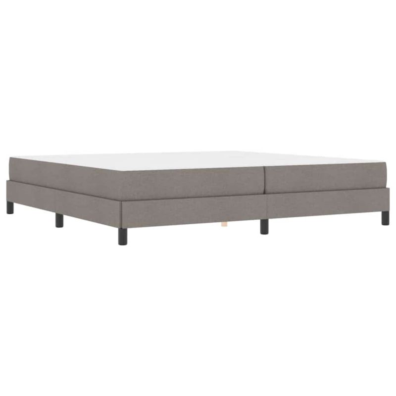 Łóżko z materacem WaszeMeble 200x220 cm Ciemnoszary tkanina WM-3398518 1 szt.
