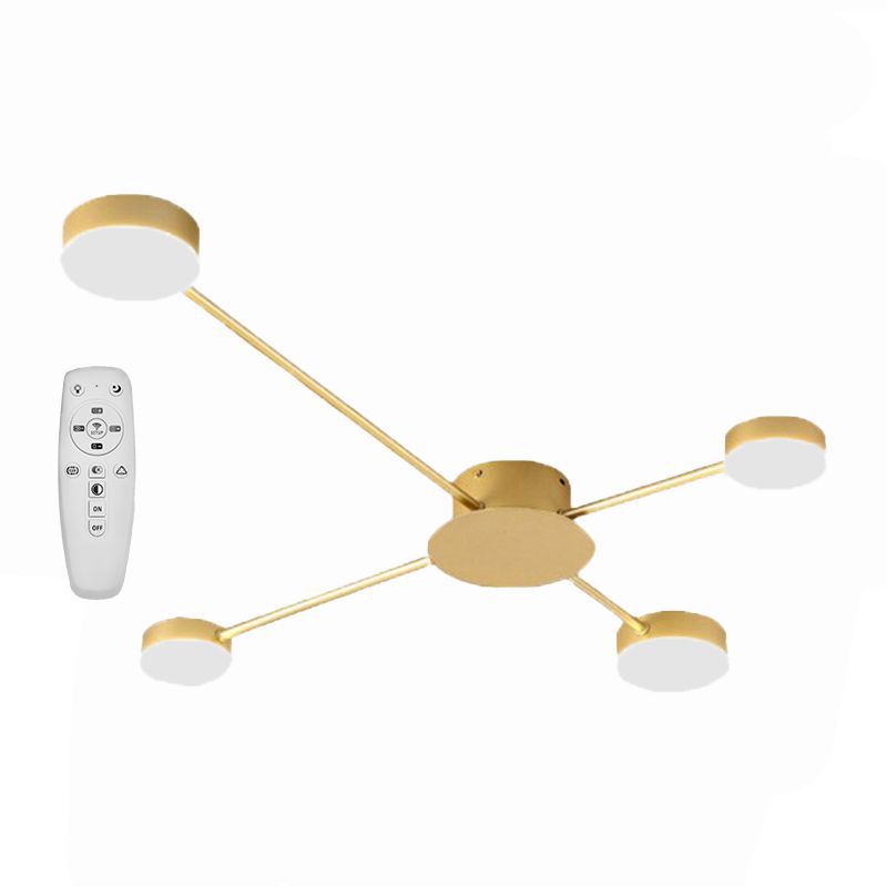 Lampa Sufitowa Toolight Led App520-4C Złoty