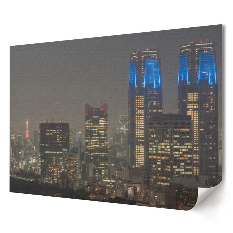 Plakat Wallfluent Format A4 Nocne miasto Artysta Baron 1 szt.