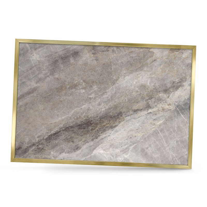 Tablica magnetyczna dekoracyjna ArtPrintCave 60x40 Kamienna tekstura w złotej ramie 1szt