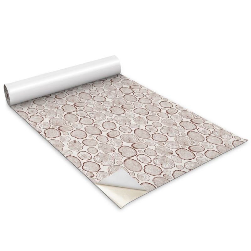 Okleina Meblowa Wallfluent 100x50 cm Pnie i słoje drzew Folia Na Meble I Szafki 1 rol.