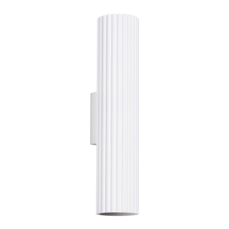 Kinkiet ścienny Sollux Lighting Karbon biały góra-dół 2 x GU10 x 10W IP20 wym: 30 x 6,5 x 8,5 cm - 1 szt.