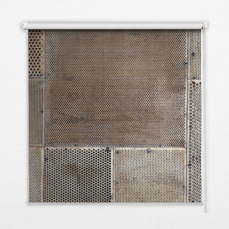 Roleta Dekoracyjna Tulup 130x140 cm Metalowa Ściana Montaż do ściany/sufitu 1 szt.
