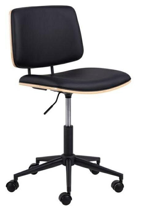 Fotel biurowy ergonomiczny Owen ACTONA czarny obrotowy z regulacją wysokości do biurka 1 szt.