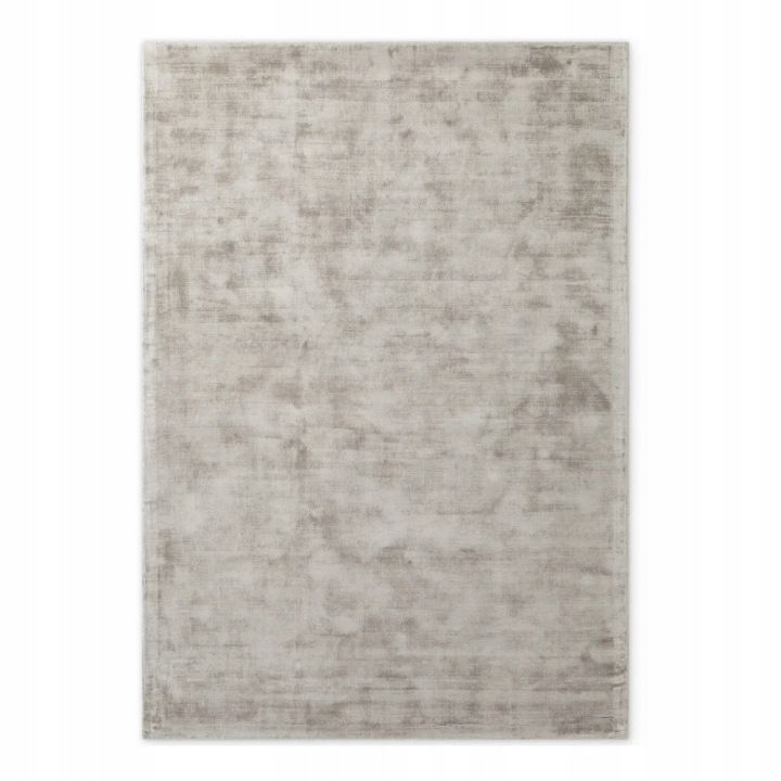 Dywan Vikosa 120x180 cm, szary, pluszowy, antypoślizgowy, tkany ręcznie do salonu, 1 szt.