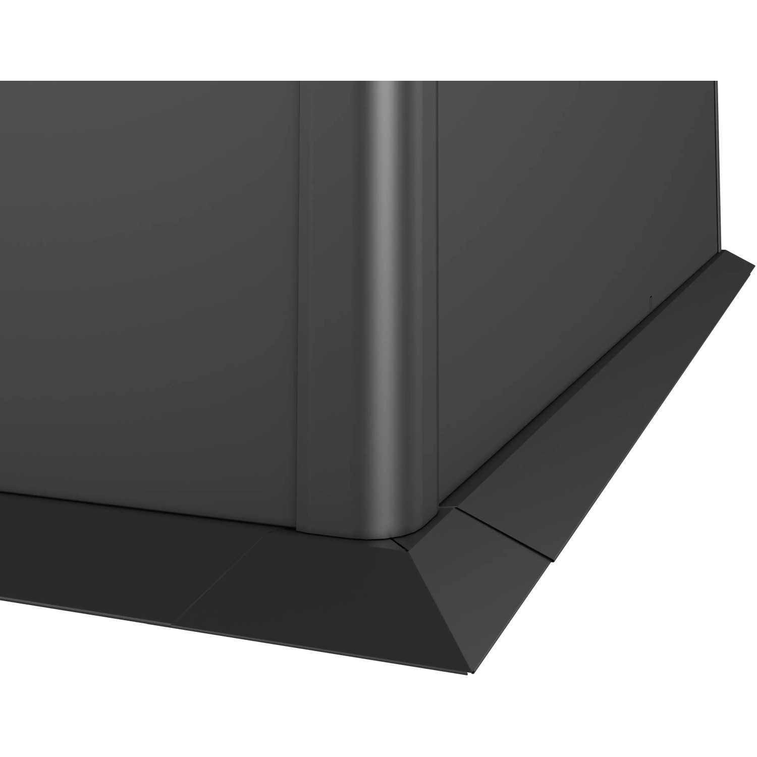 Biohort Listwa cokołowa do grządek 0,5 m x 0,5 m ciemnoszare metaliczne