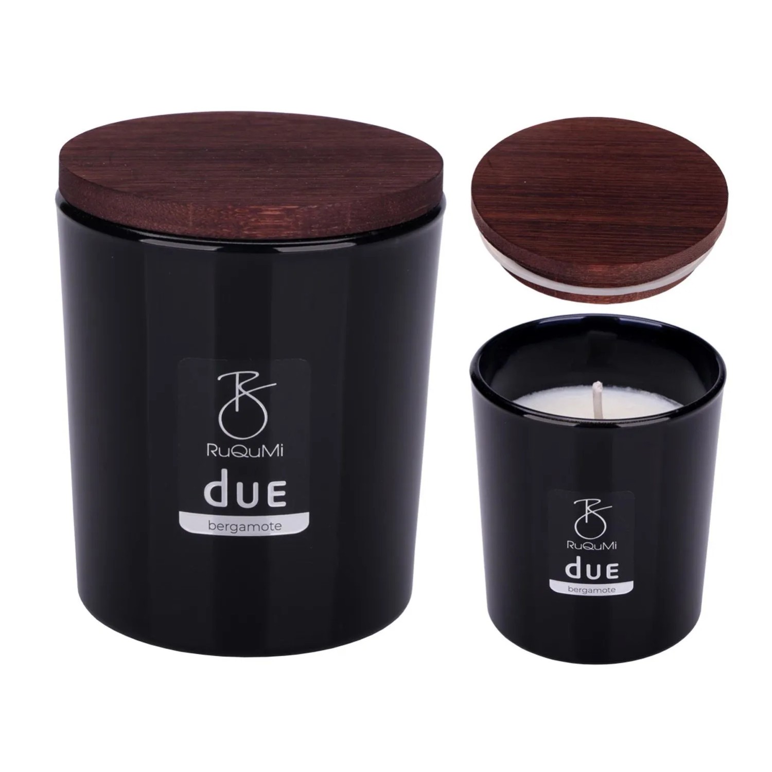 Świeca sojowa RuqumDue Bergamote 150g 7,5x9