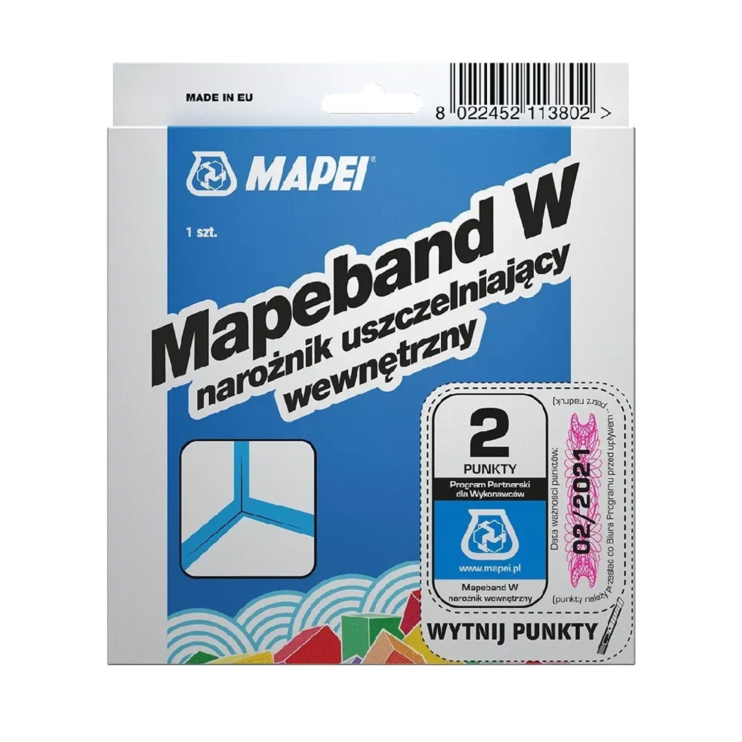 Mapei Narożnik uszczelniający wewnętrzny Mapeband W