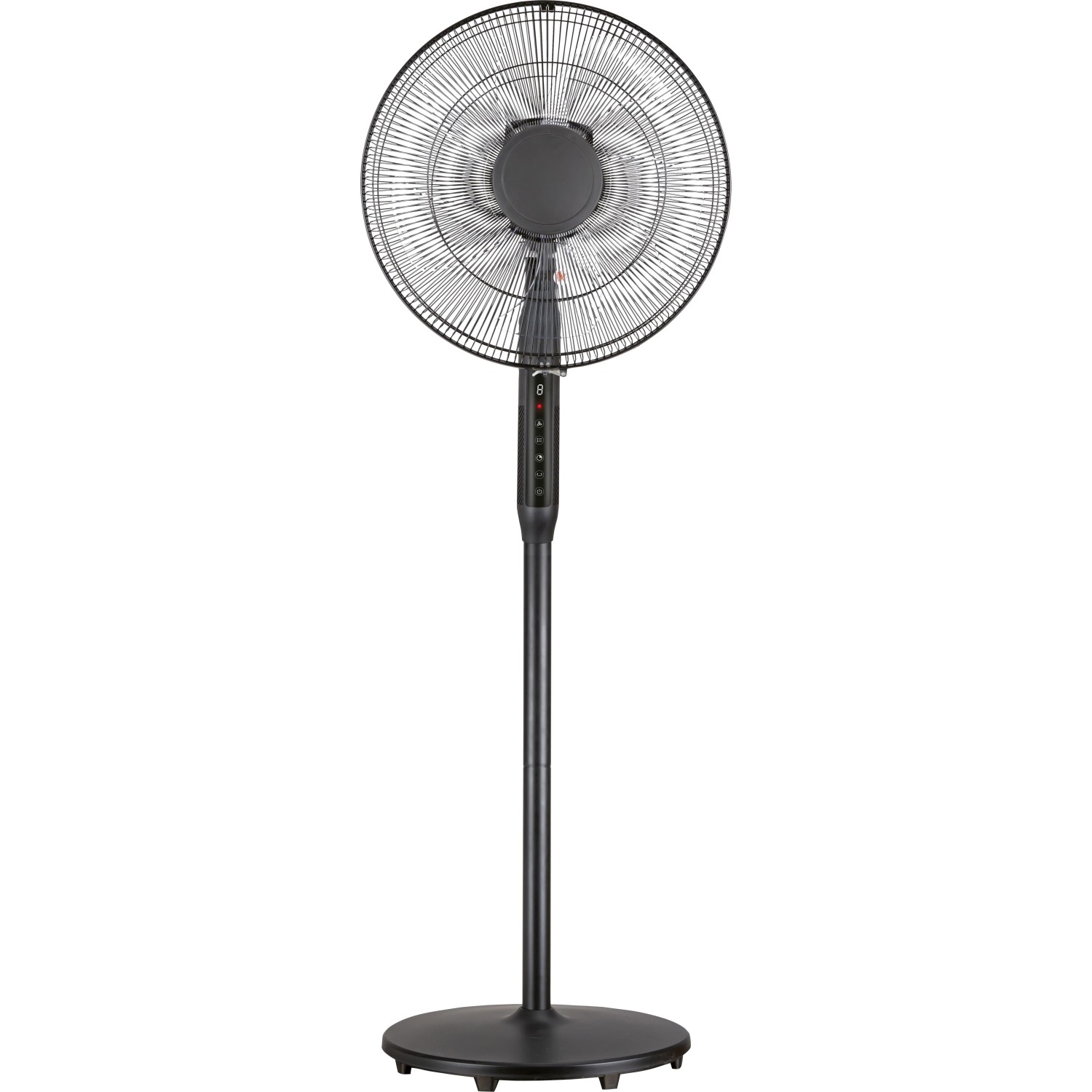 Wentylator stojący z pilotem, regulacja wysokości ,czarny 36W ,40cm