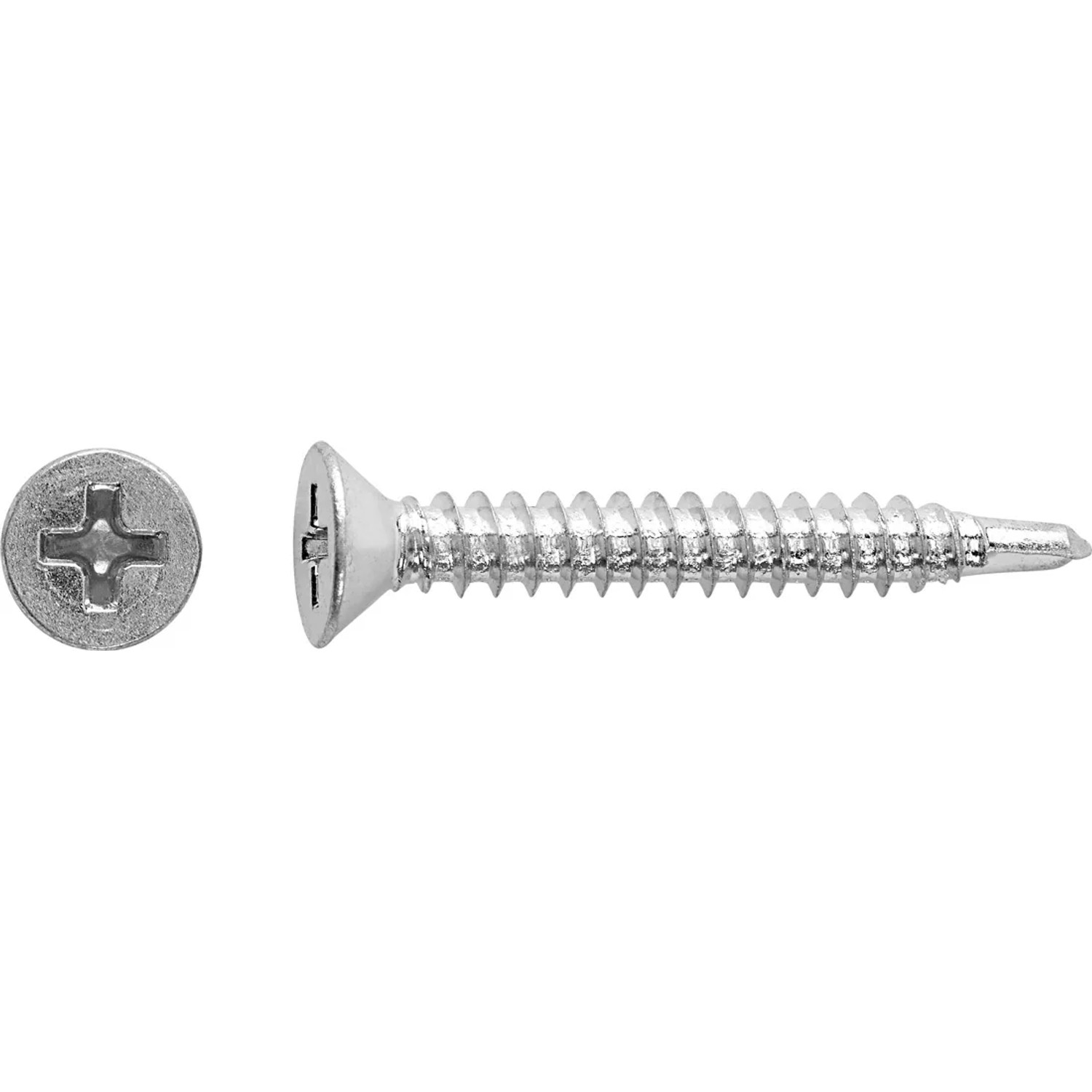 LUX-TOOLS Wkręt wiercący z łbem stożkowym PH Ø 4,2 x 32 mm ocynk 20 szt