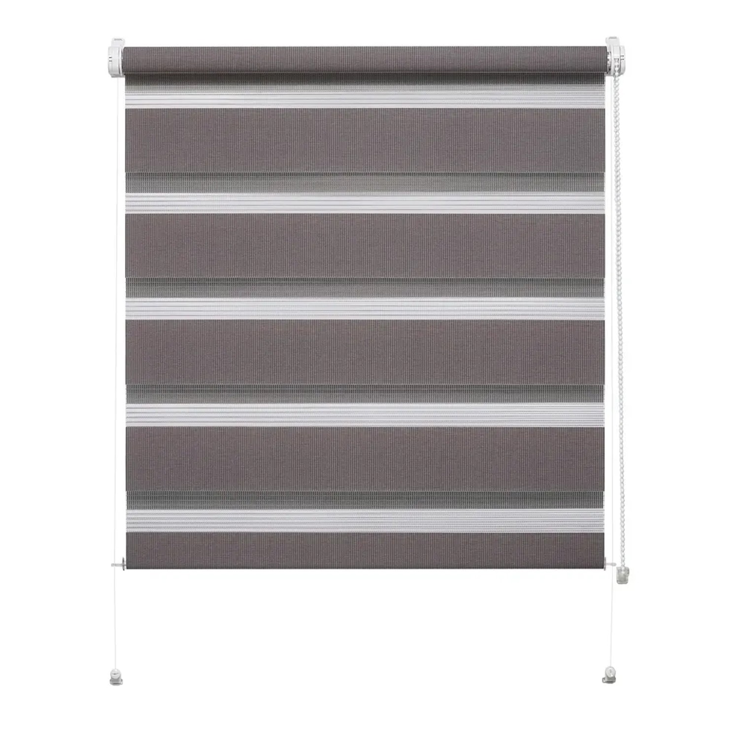 Gardinia Roleta dzień noc bezinwazyjna zebra popielata 35 x 150 cm