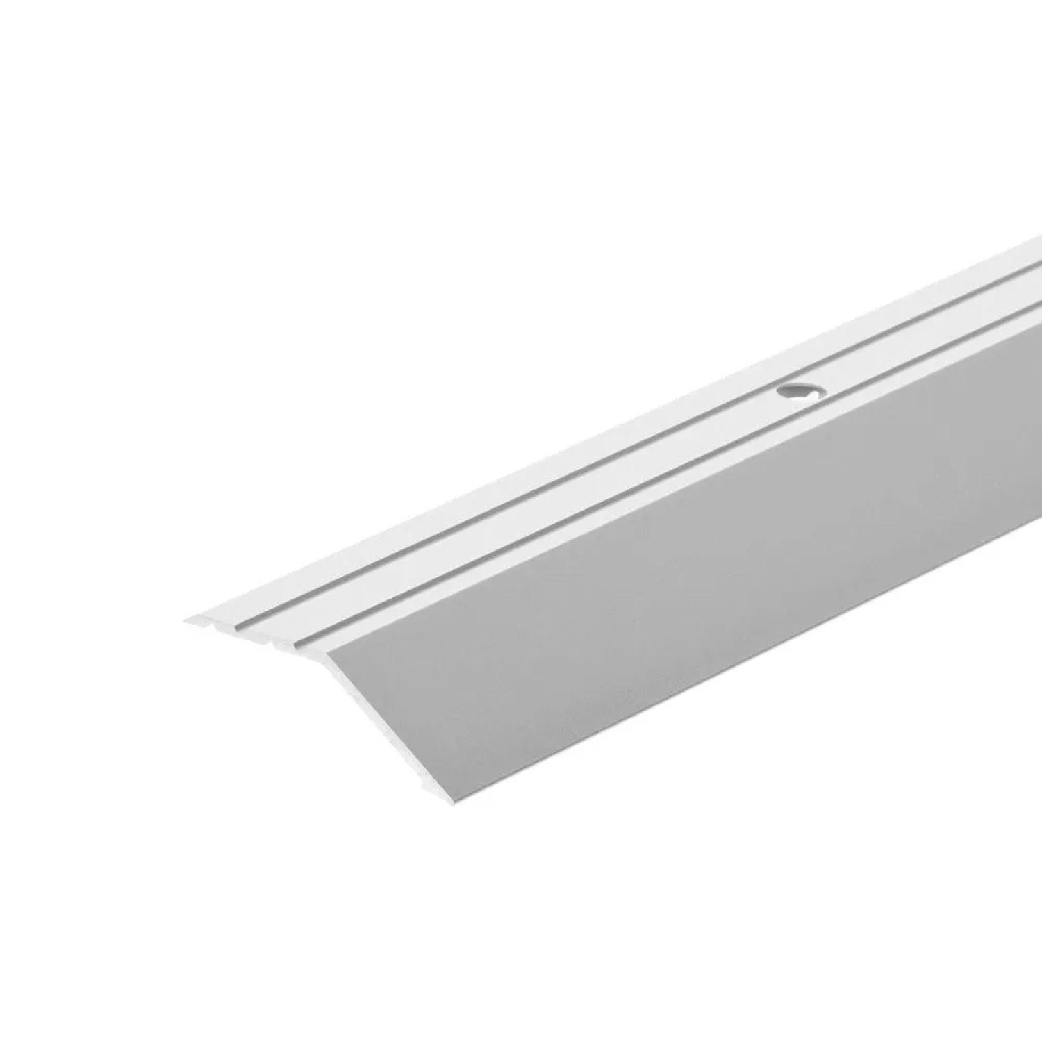 Cezar Profil progowy skośny Cezar Srebrny aluminium 16x46x2000
