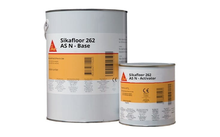 EPOKSYDOWY MATERIAŁ POSADZKOWY SIKA SIKAFLOOR 262 AS N 25KG RAL 7024ca