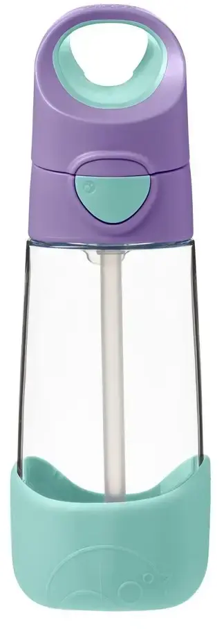 Bidon na wodę B.Box, ze słomką, tritan, 450ml, Lilac Pop