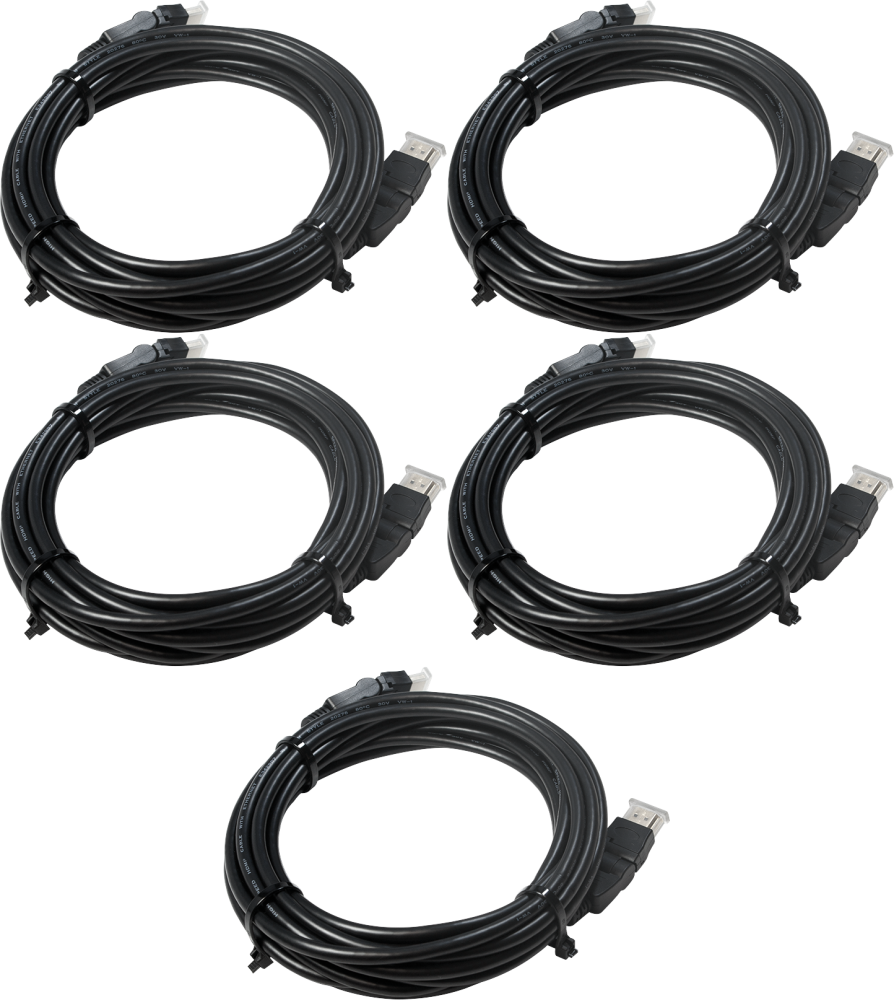 5x Opaski zaciskowe LogiLink, 20cm, 100 sztuk, czarny