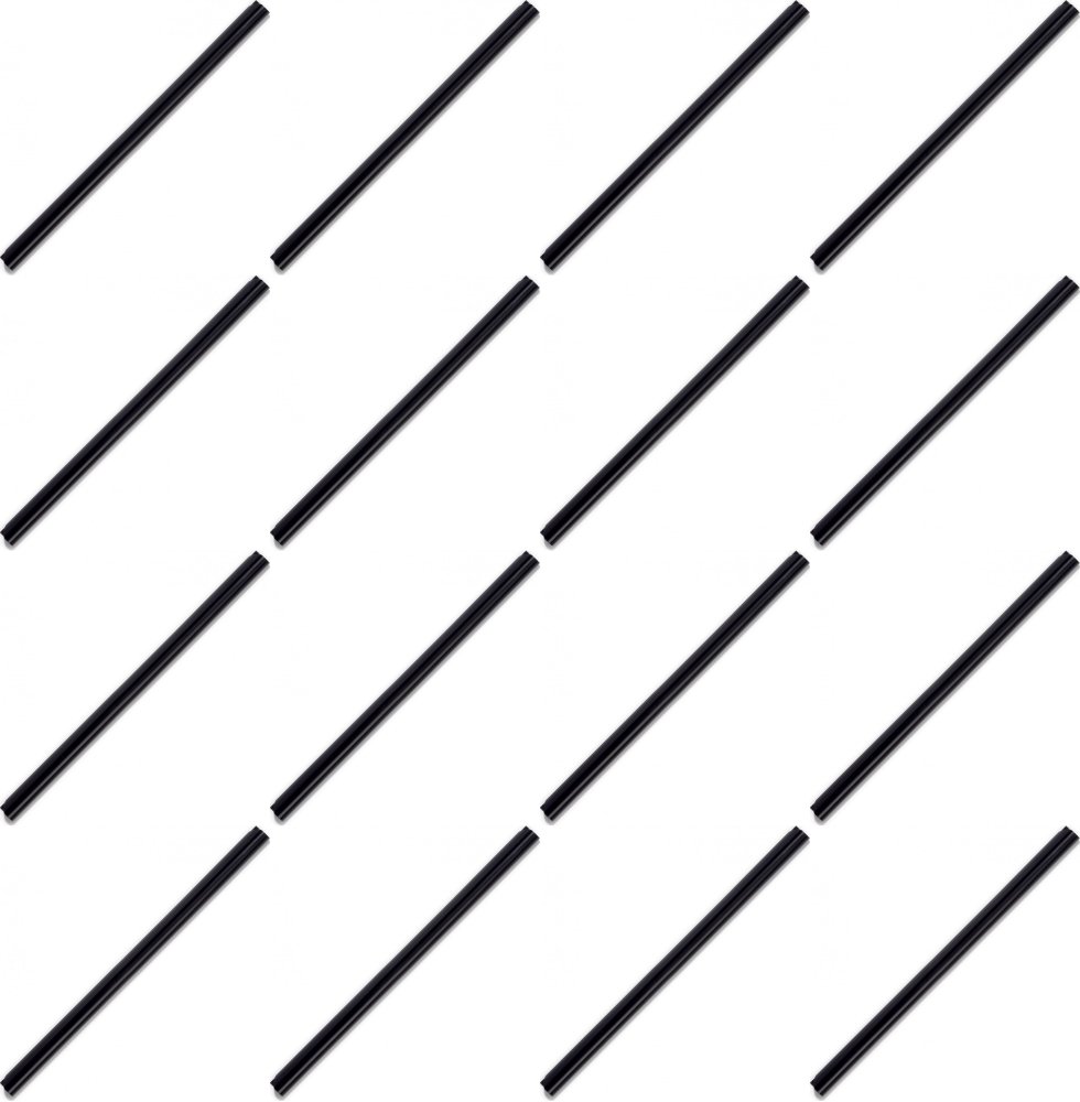 16x Listwa wsuwana Durable, 9mm, do 80 kartek, 1 sztuka, czarny