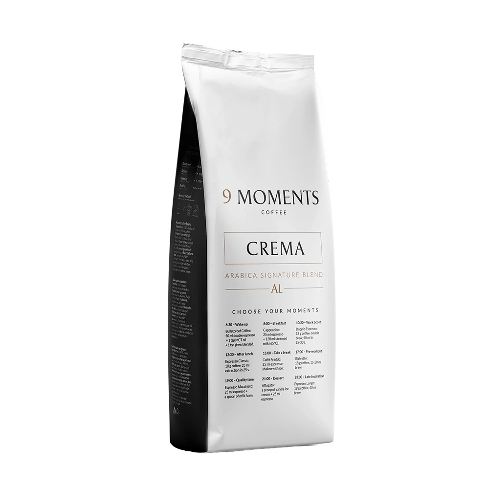 9 Moments Coffee Crema ziarnista, 500g