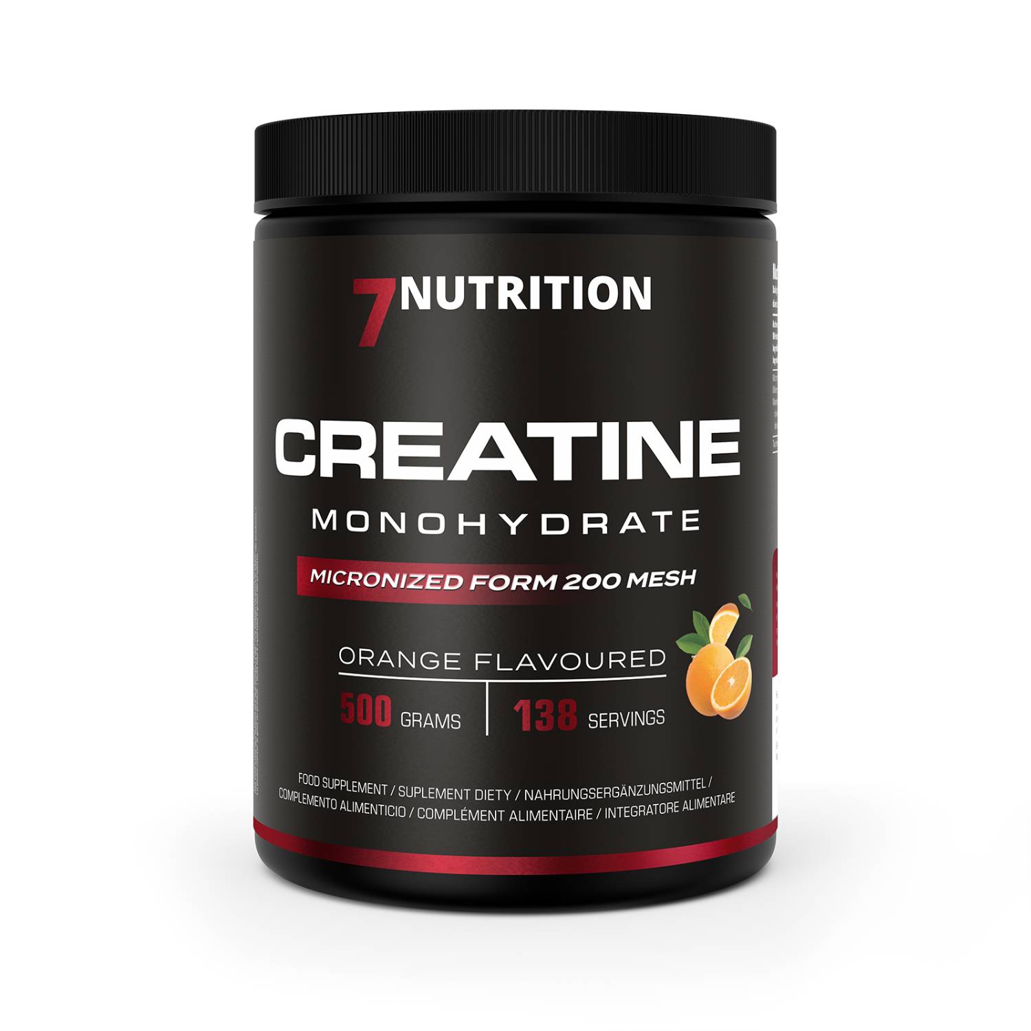 7nutrition creatine, smak pomarańczowy, 500 g