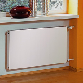 Purmo Plan Compact grzejnik płytowy 60x110 cm podłączenie boczne biały FC22 600x1100