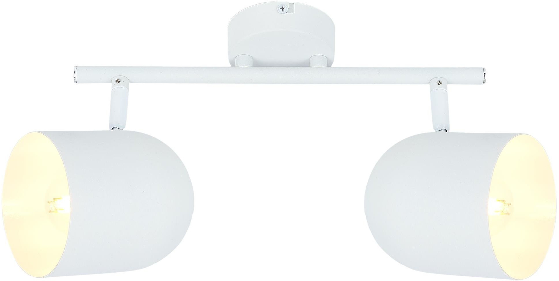 Candellux Azuro lampa podsufitowa 2x40W biała 92-63250
