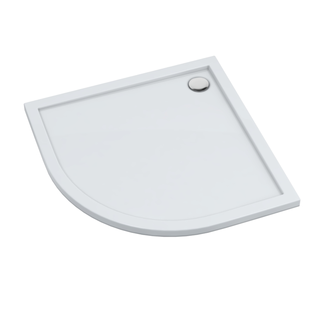 Schedline Estima brodzik półokrągły 100x100 cm biały 3SP.E2O-100100