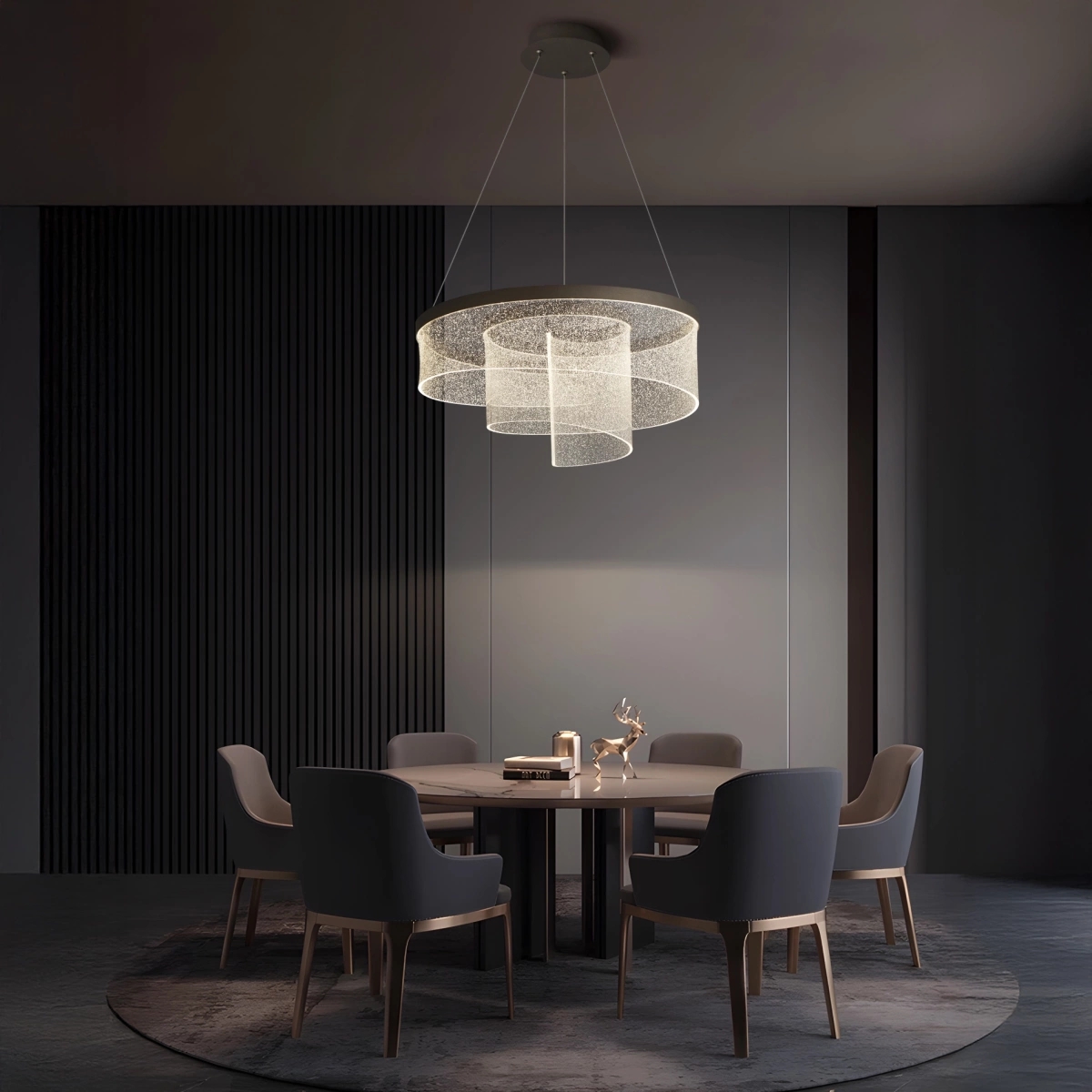 Altavola Design Rose lampa wisząca 1x62 W szary/popielaty-srebrna LA124/P_80_coffe