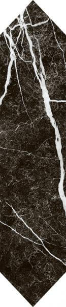 Paradyż Arctic Storm Nero listwa ścienna 29,8x6,5 cm czarna