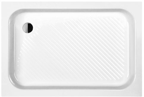 Sanplast Classic brodzik 80x120 cm prostokątny biały 615-010-0450-01-000