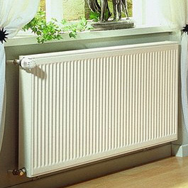 Purmo Compact grzejnik płytowy 55x80 cm podłączenie boczne biały C22 550x800