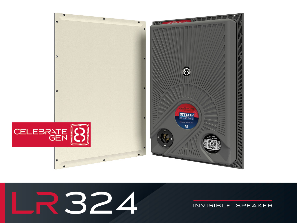 Stealth acoustics lr324 – całkowicie niewidzialny, 3-drożny głośnik instalacyjny klasy premium (seria linearadiance)