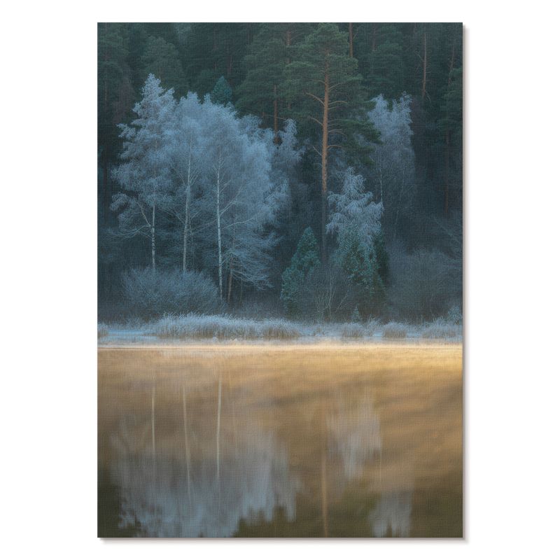 Plakat na Płótnie Tulup 42x59,4 cm (A2) Leśna cisza Do salonu, sypialni, biura 1 szt.