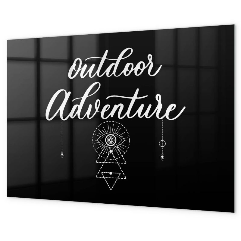 Tablica Magnetyczna Suchościeralna Tulup 90x60 cm Outdoor Adventure góry Na notatki i zdjęcia Biały marker 1 kpl
