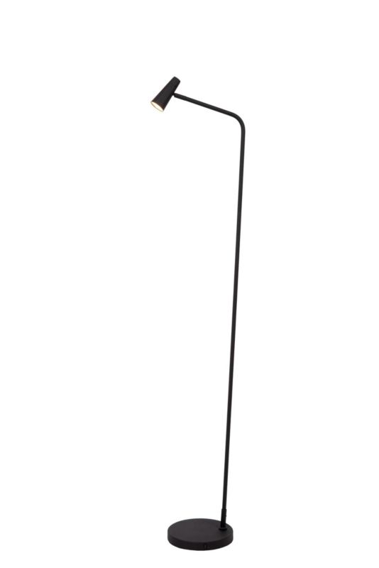 Lampa podłogowa Lucide STIRLING czarna LED 3W 2700K 280lm IP20 wym:136x20x30cm - 1 szt.