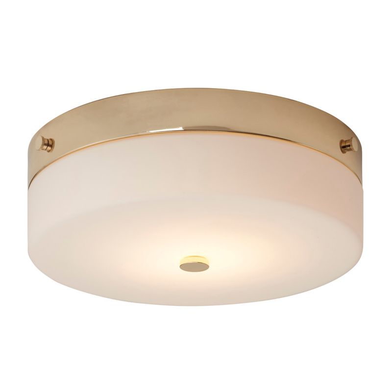 Plafon Elstead Tamar polerowane złoto-biały 1 x GX53 x 10W IP44 wym: 9,5 x 29 x 29 cm - 1 szt.