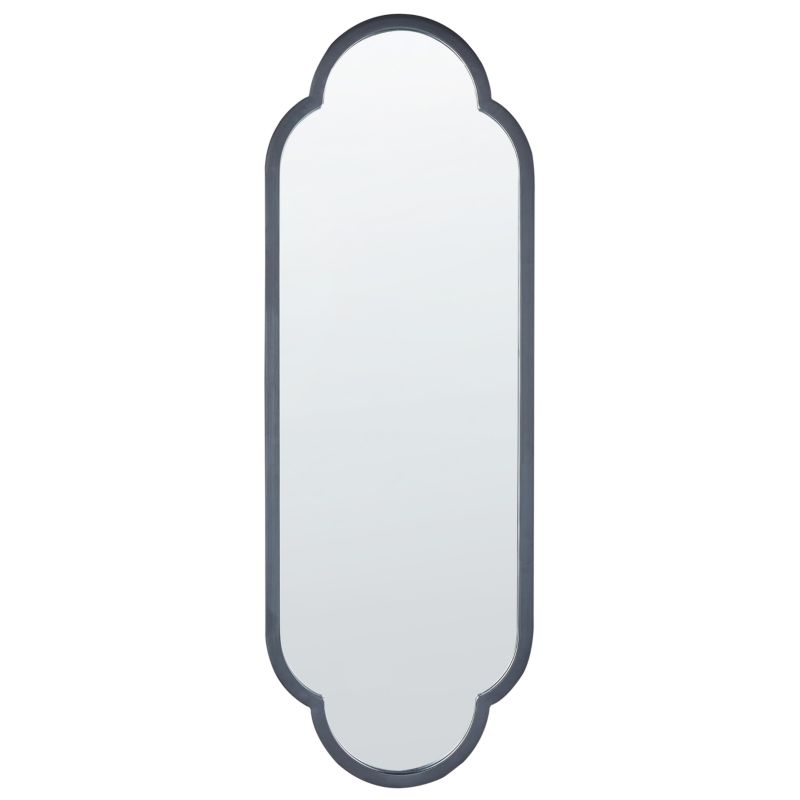 Lustro ścienne Trouy 40 cm 102 cm Metal Czarny 1 szt.
