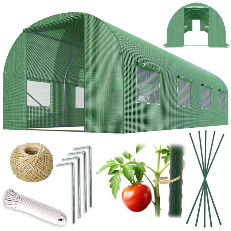 Tunel foliowy ogrodowy Plonos szklarnia 2,5x4 m foliak 10m2 1 szt.