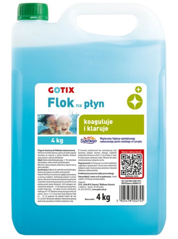 Koagulant płynny Gotix Professional 4 kg Floktix 1 szt.