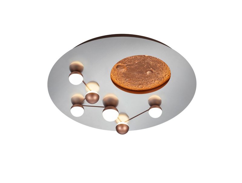 Lampa wisząca Trio ZODIAC odcienie srebra LED 42W 2300-4000K 5100lm IP20 wym:10x50x50cm - 1 szt.