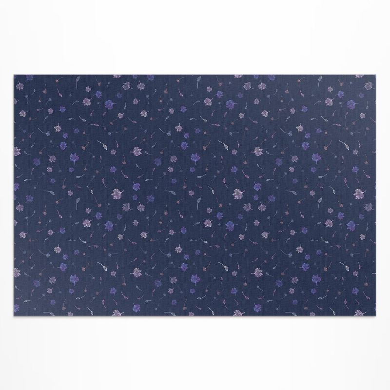 Balkonowy Dywan Winylowy UV Wallfluent 80x120 cm Drobne polne kwiaty boho 1 szt.