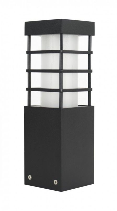 Lampa ogrodowa stojąca SU-MA Rado czarna kwadratowa 1 x E27 x IP54 wym: 25 x 8 x 8 cm - 1 szt.