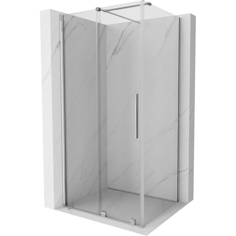 Kabina prysznicowa prostokątna Mexen Velar transparent chrom 871-090-100-01-01 1 szt.