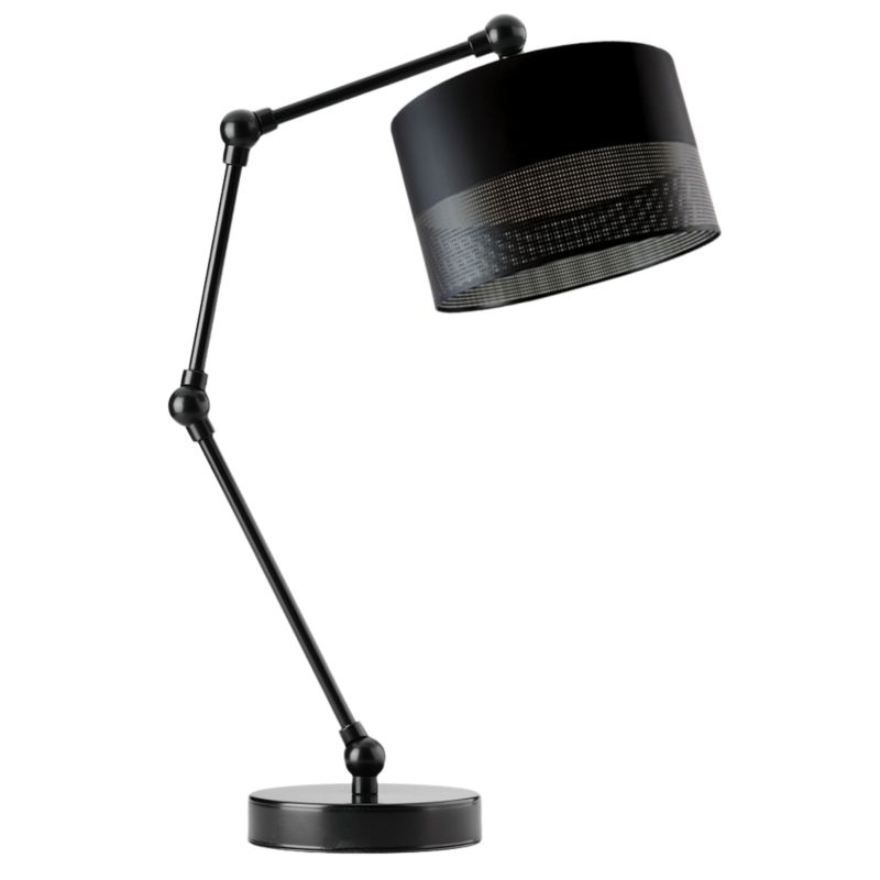 Lampka Nocna Volta Light Factory Soul Abażur Czarny/Czarny1xE27 1szt.