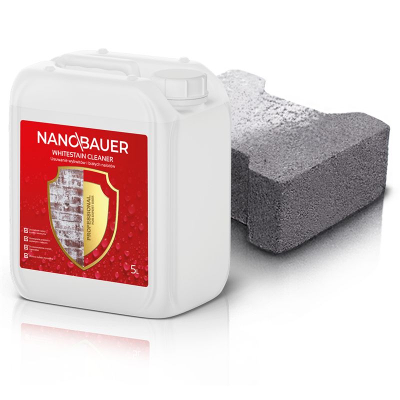 Koncentrat NANOBAUER 5L do czyszczenia klinkieru, kamienia, kostki, betonu 1szt