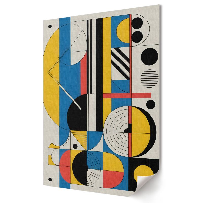 Plakat canvas Wallfluent Format A1 Kolorowa geometria Artysta Kangaroo 1 szt.