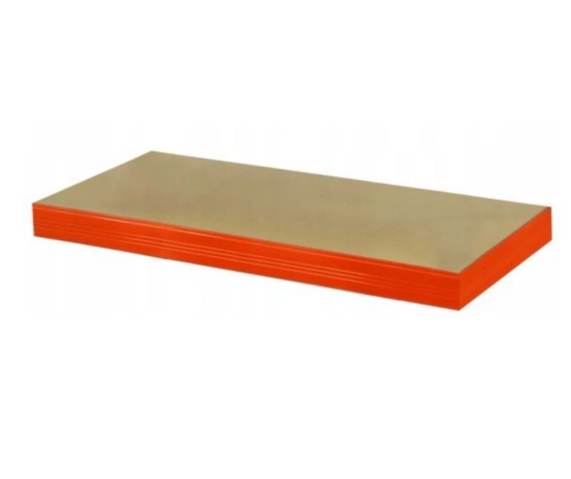 Półka MODO24 do regału metalowego helios 110x50cm 1px175 kg kompletna pomarańczowa 1 kpl.